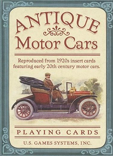 antique motor cars card game