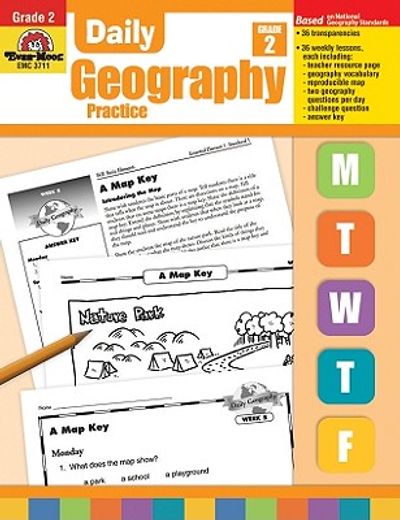 daily geography practice, grade 2 (en Inglés)