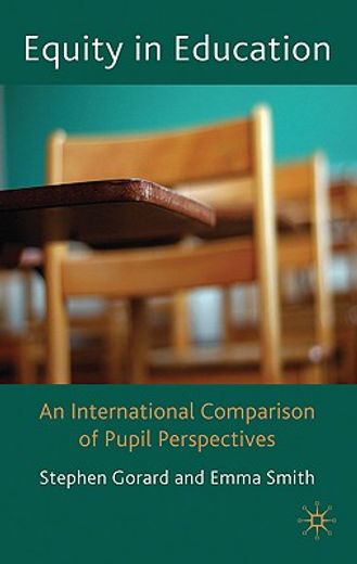 equity in education,an international comparison of pupil perspectives
