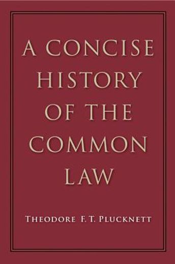 a concise history of the common law (en Inglés)