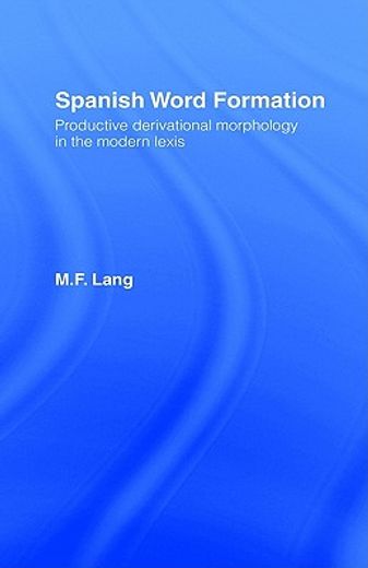 spanish word formation