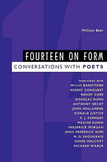 fourteen on form,conversations with poets