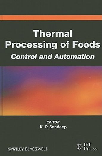 thermal processing of foods,control and automation