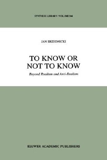 to know or not to know (en Inglés)
