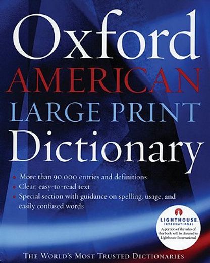 the oxford american large print dictionary (en Inglés)