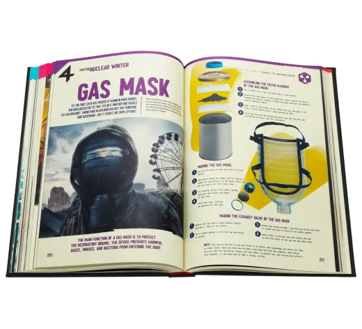 Off Protocol The 4: Illustrated Survival Guide to 4 Apocalypses, Pandemic, Zombie, Nuclear Winter, Global Warming, 400+ Pages, Hand-Drawn Tips