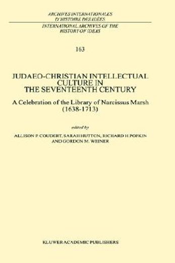 judaeo-christian intellectual culture in the seventeenth century (en Inglés)