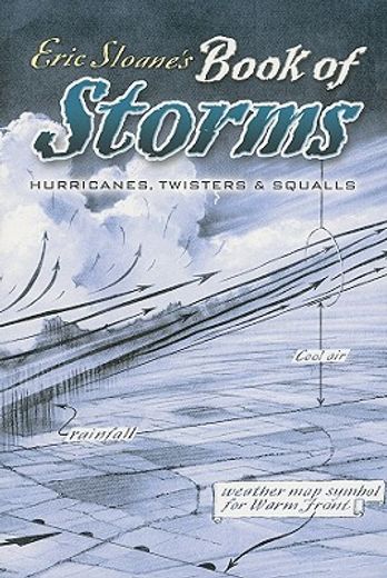 eric sloane´s book of storms,hurricanes, twisters and squalls (in English)