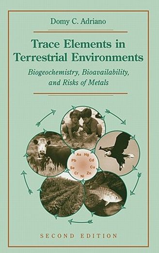 trace elements in terrestrial environments,biogeochemistry, bioavailability, and risks of metals