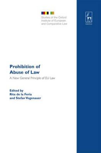 prohibition of abuse of law,a new general principle of eu law
