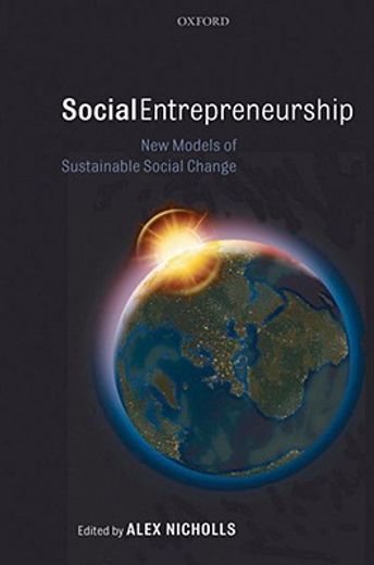 social entrepreneurship,new models of sustainable social change