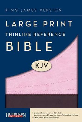 holy bible,king james version chocolate / pink flexisoft imitation leather thinline reference bible (en Inglés)