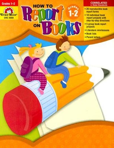 how to report on books, grades 1-2