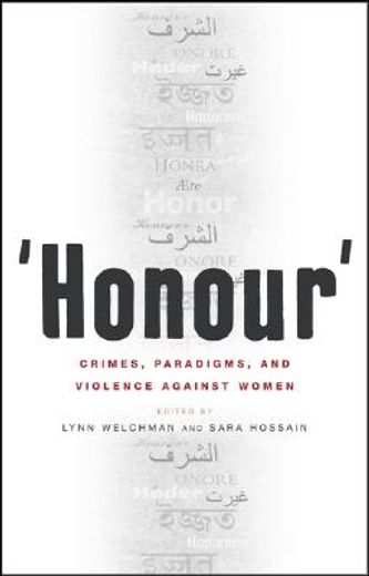 honour,crimes, paradigms, and violence against women