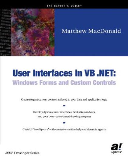 .net user interfaces with vb.net windows forms & custom controls