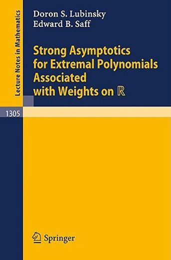 strong asymptotics for extremal polynomials associated with weights on r (in English)