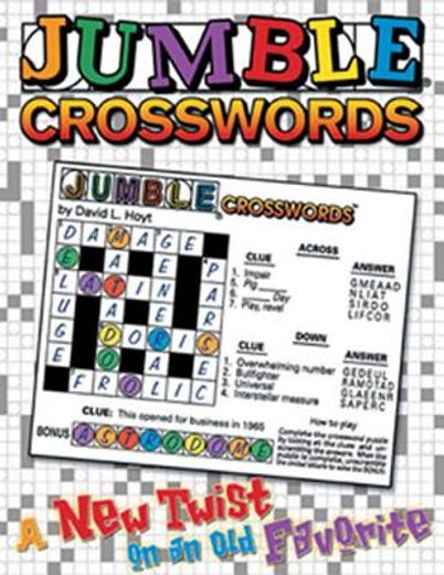 jumble crosswords,a new twist on an old favorite