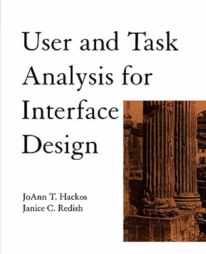 user and task analysis for interface design (en Inglés)