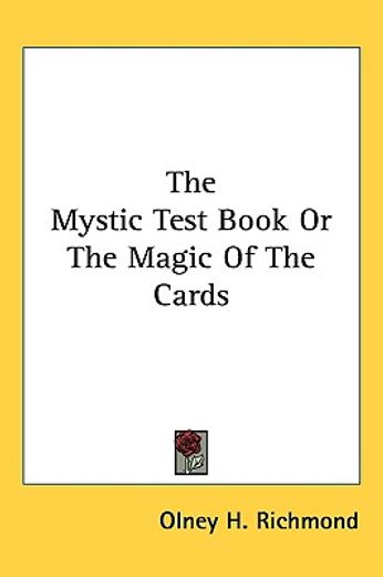 the mystic test book or the magic of the cards