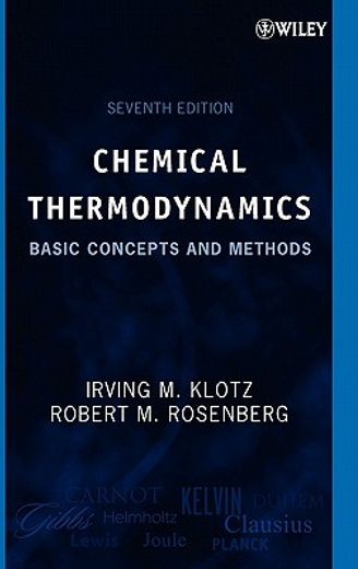 chemical thermodynamics,basic concepts and methods