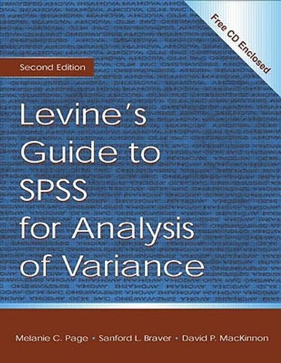 levine`s guide to spss for analysis of variance