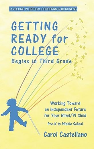 getting ready for college begins in third grade,working toward an independent future for your blind/ visually impaired child; pre-k to middle school