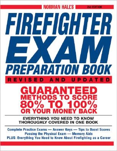 norman hall´s firefighter exam preparation book (en Inglés)