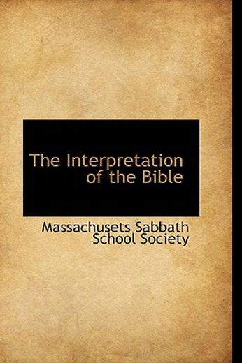 the interpretation of the bible