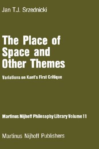 the place of space and other themes (en Inglés)