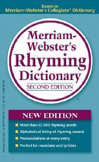 merriam-webster´s rhyming dictionary (in English)