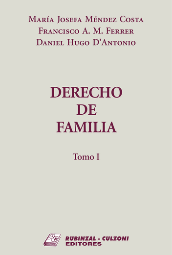 DERECHO DE FAMILIA TOMO 1