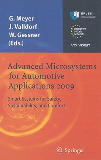 advanced microsystems for automotive applications 2009,smart systems for safety, sustainability, and comfort