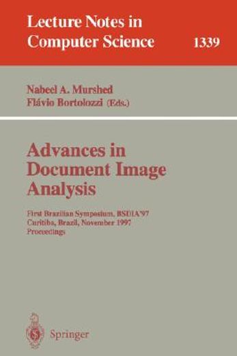 advances in document image analysis (in English)