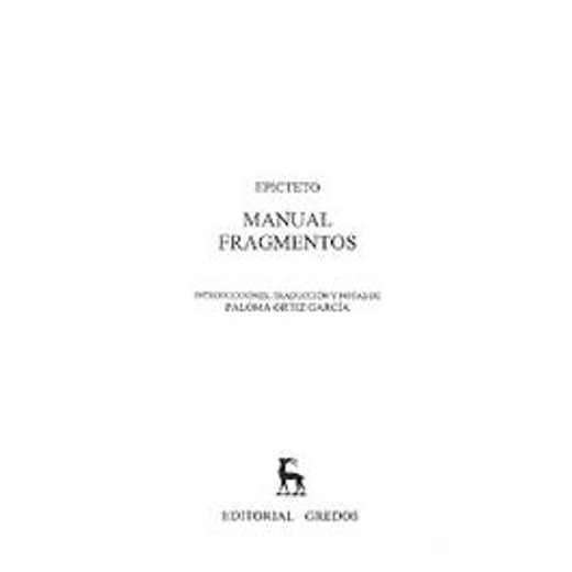 Manual. Epicteto