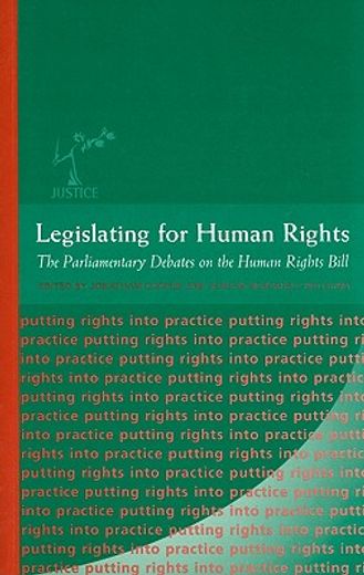 legislating for human rights,the parliamentary debate on the human rights bill