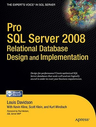 pro sql server 2008 relational database design and implementation (en Inglés)