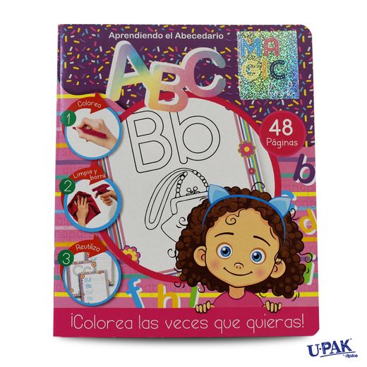 Libro Mágico Borrable Y Reutilizable ABC NIÑA (in Spanish)