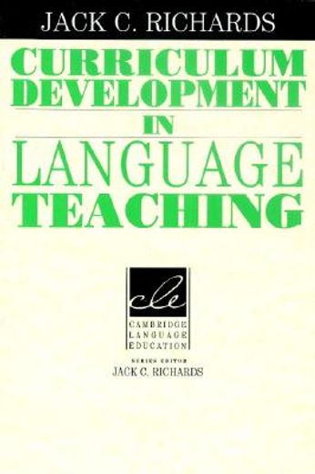 Curriculum Development in Language Teaching (Cambridge Language Education) (en Inglés)
