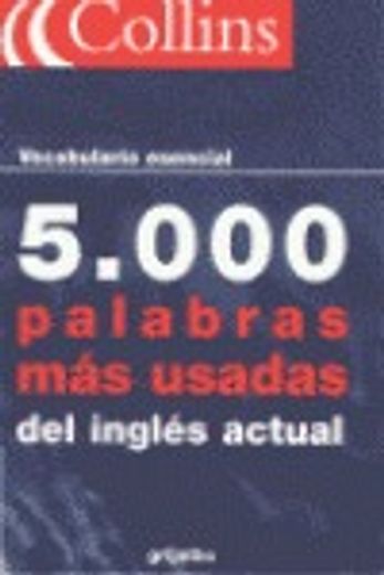 Libro 5000 Palabras Mas Usadas Ingles Actual Collins De ING/TEMATICO ...