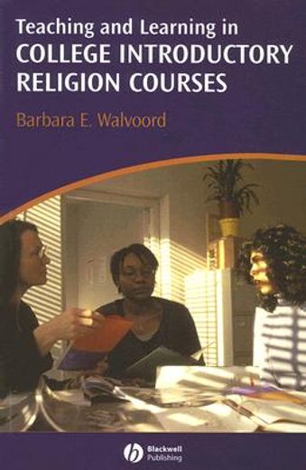 Teaching and Learning in College Introductory Religion Courses (en Inglés)