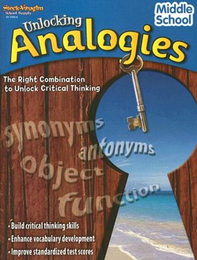 unlocking analogies, middle school (en Inglés)