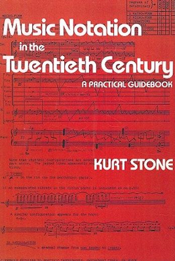 music notation in the twentieth century,a practical guid (en Inglés)