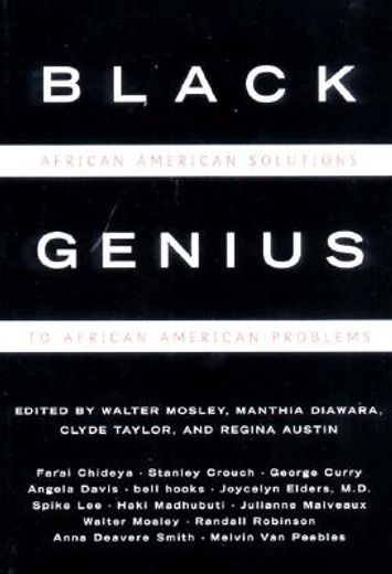 black genius,african american solutions to african american problems (en Inglés)