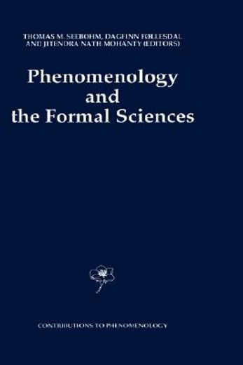 phenomenology and the formal sciences (en Inglés)