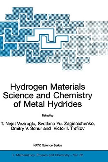 hydrogen materials science and chemistry of metal hydrides (en Inglés)