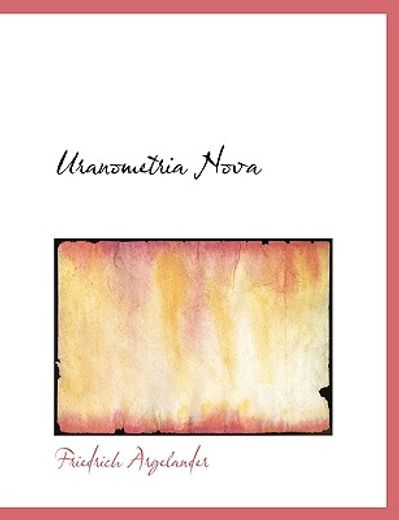 uranometria nova (large print edition)