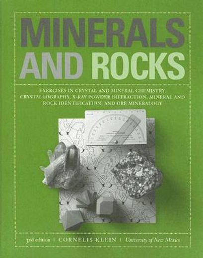 minerals and rocks,exercises in crystal and mineral chemistry, crystallography, x-ray powder diffraction, mineral and r