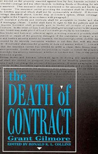 the death of contract