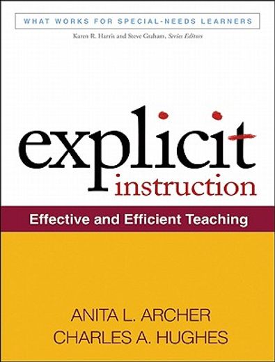 explicit instruction,effective and efficient teaching (en Inglés)