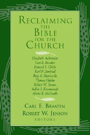 reclaiming the bible for the church